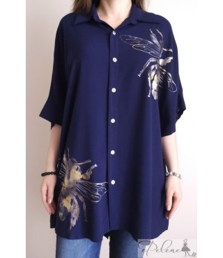 Nauja palaidinė-marškiniai su bite